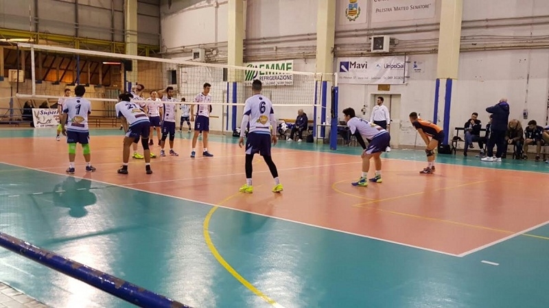 Alla Senatore, l’Indomita maschile batte nettamente l’Elisa Volley Pomigliano