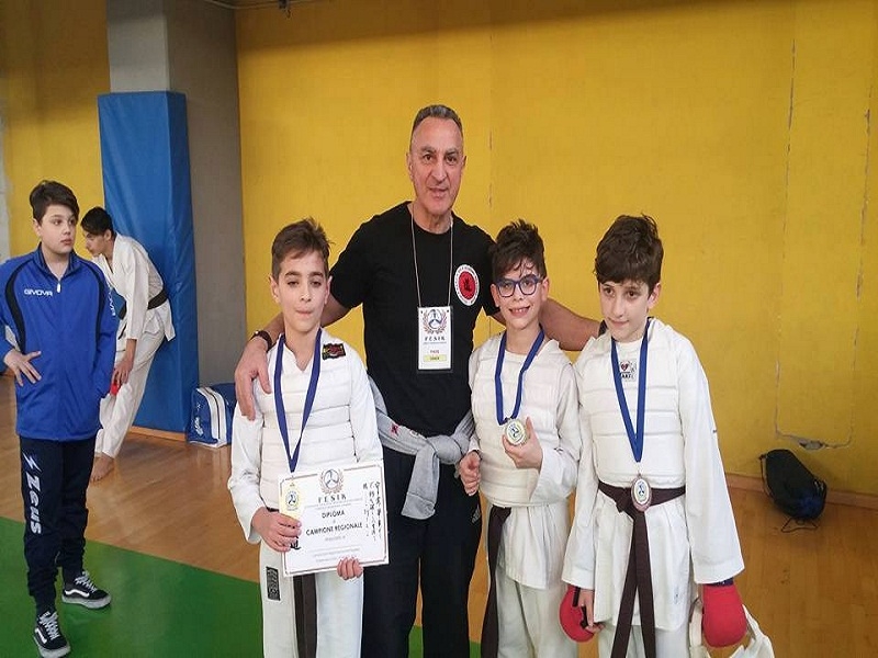 Incetta di medaglie per gli allievi del M° Nestore Miceli al campionato regionale