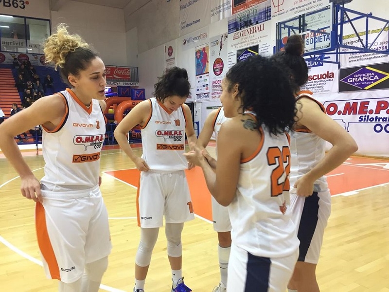 O.ME.P.S Givova Battipaglia Allianz GEAS Sesto San Giovanni finisce 62-76.