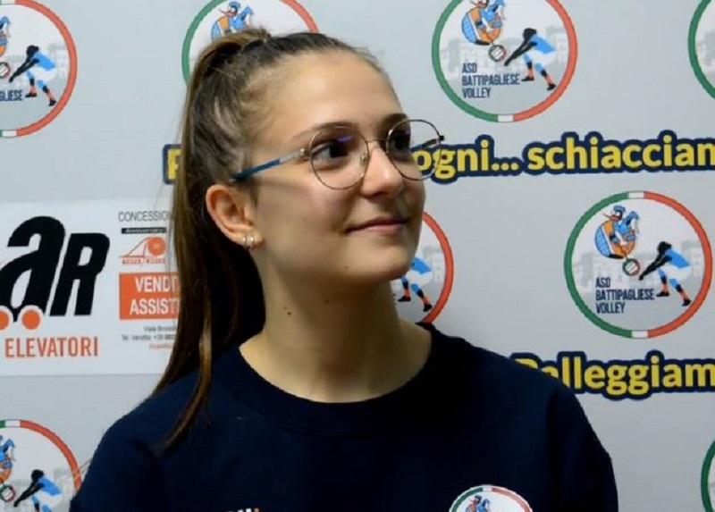Battipagliese Volley. Alessandra Petrarca, titolare in B2 a 15 anni – VIDEO-