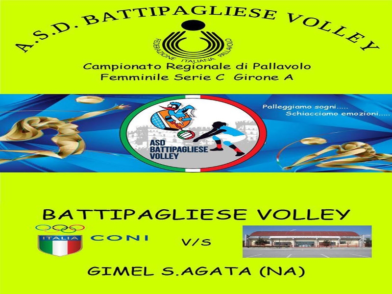 La Battipagliese Volley prova a calare il tris contro la Gimel S.Agata