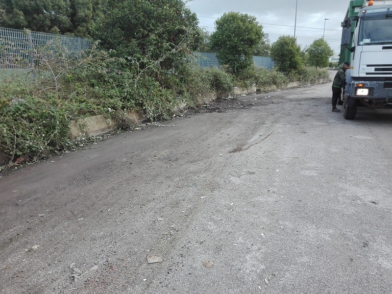 Battipaglia. L’Amministrazione fa rimuovere i rifiuti in Viale Francia