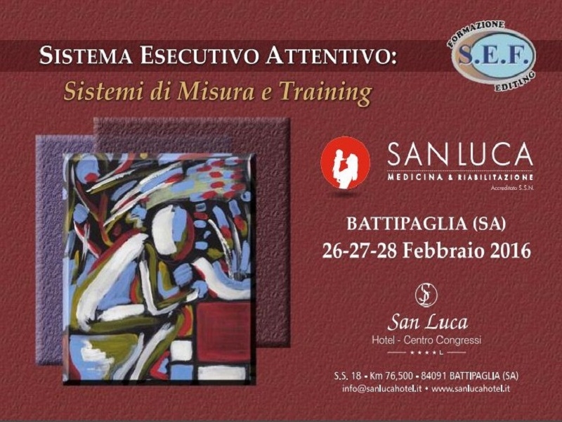 Battipaglia. Al C.G.M. San Luca si terrà il convegno medico nazionale “Sistema Esecutivo Attentivo: sistemi di misura e training”