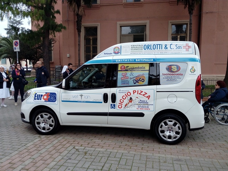 Battipaglia. Donato automezzo per diversamente abili all’ U.N.I.T.A.L.S.I.