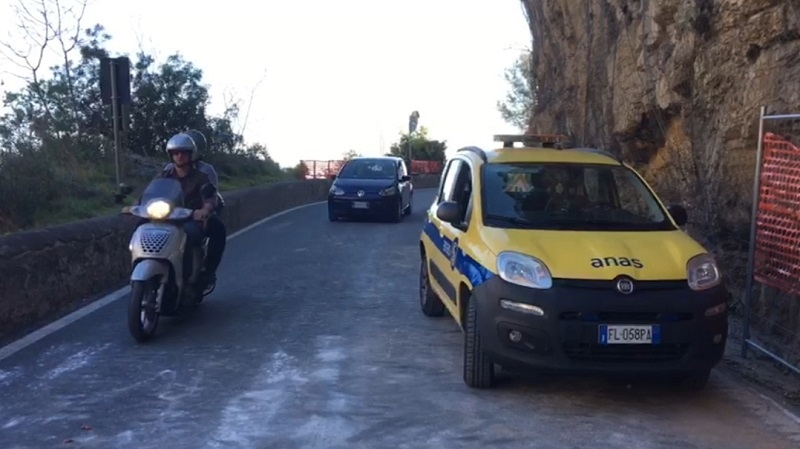 Anas. Riaperta la Strada Statale 163 “Amalfitana”