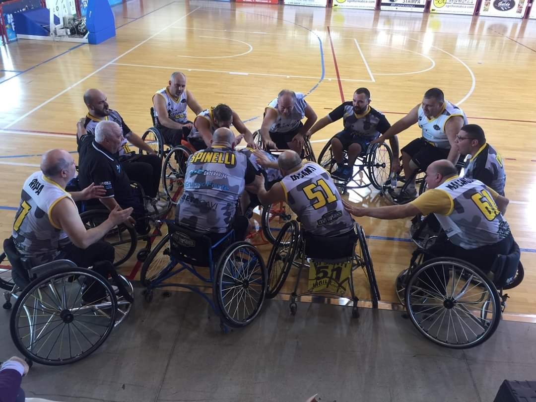 Ancora una vittoria della Crazy Ghosts nel torneo di serie B di basket in carrozzina!