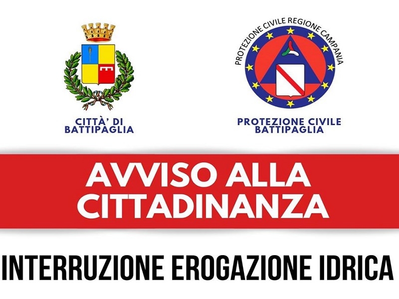 Battipaglia. Domani interruzione idrica, l’elenco delle strade interessate