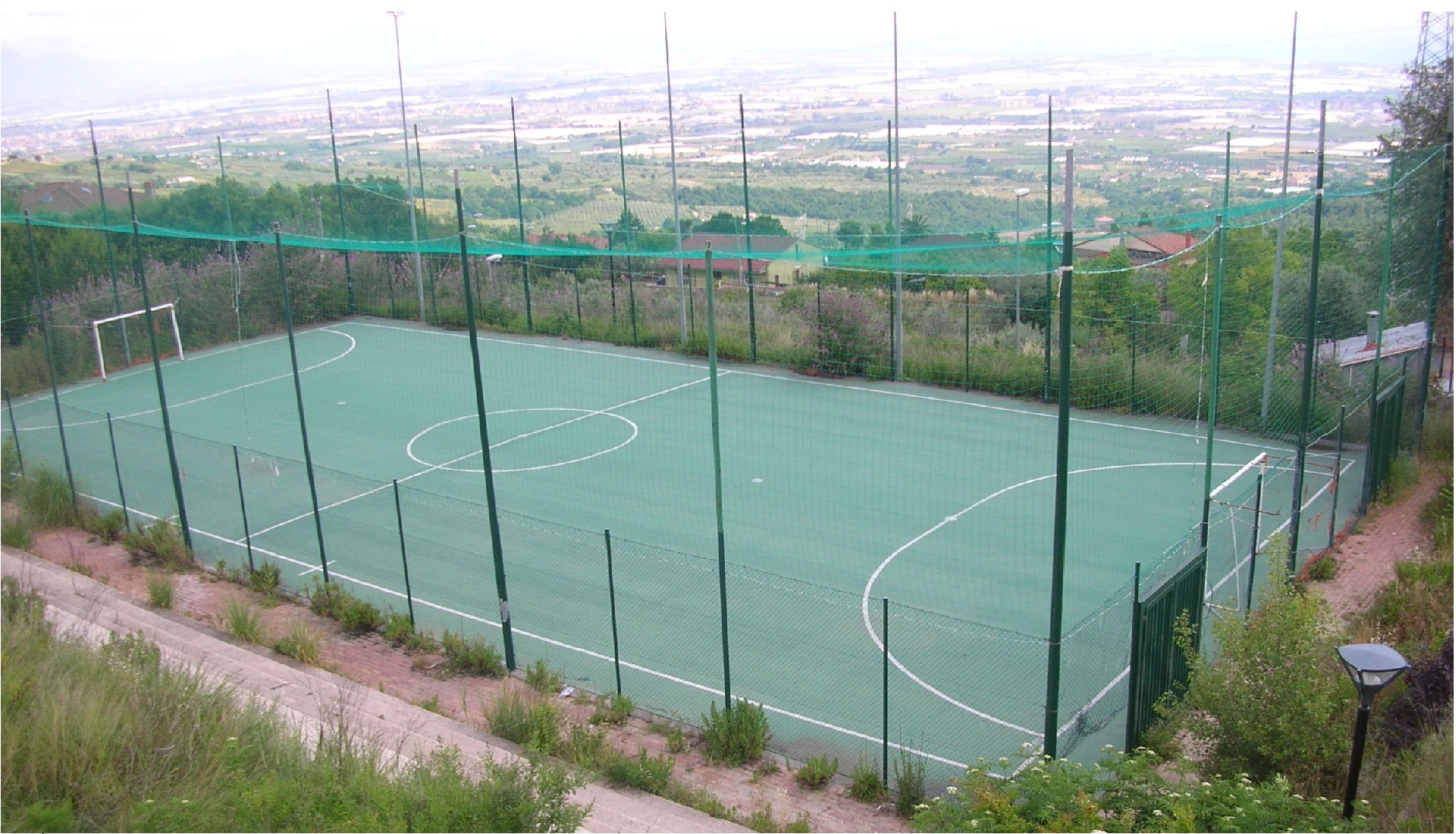 Montecorvino Pugliano, inaugurazione del campo da calcio a cinque a Santa Tecla