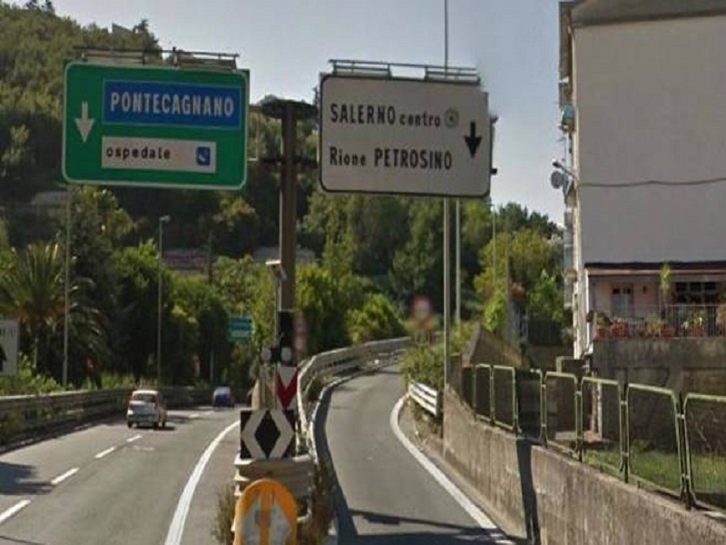 Salerno. Lavori lungo la Tangenziale. Limitazione alla circolazione veicolare