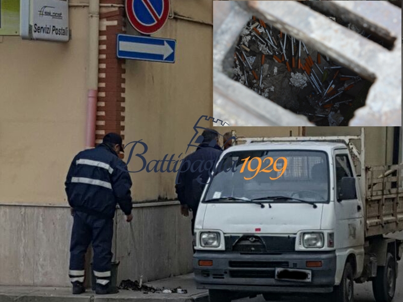 Battipaglia. Siringhe nei tombini oggi l’intervento di Alba