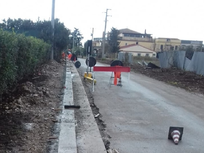 Inizio lavori sulla SP 13b nel comune di Trentinara