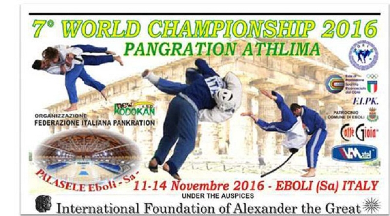 7 world Championship Pankration tutti i campioni del Mondo successo per l’Italia al primo posto del medagliere