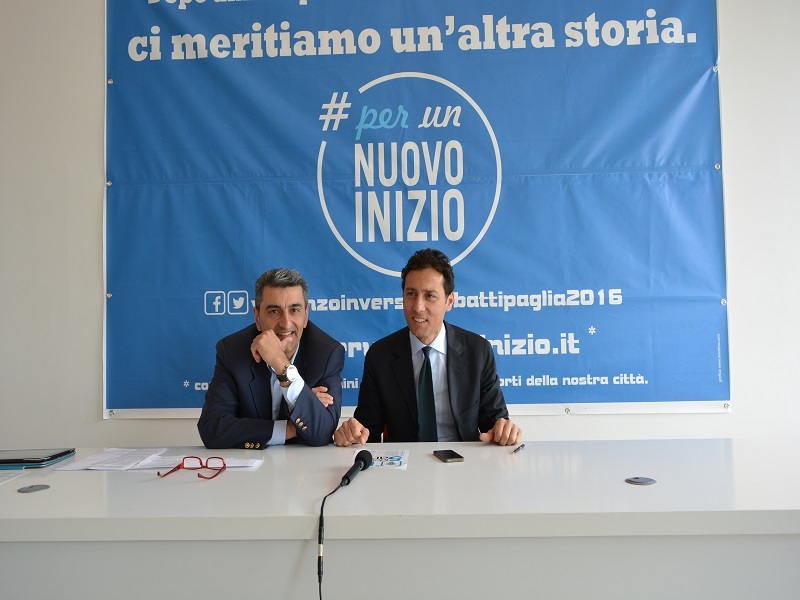 Battipaglia. – VIDEO- PIerdomenico Di Benedetto ufficializza il suo appoggio a Inverso