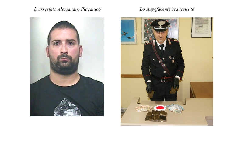 Droga. Arrestato per spaccio Alessandro Placanico.