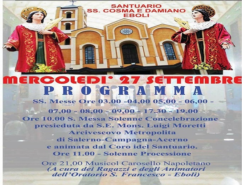Per i Santi Cosma e Damiano, Battipaglia fa gruppo dentro e fuori i Social