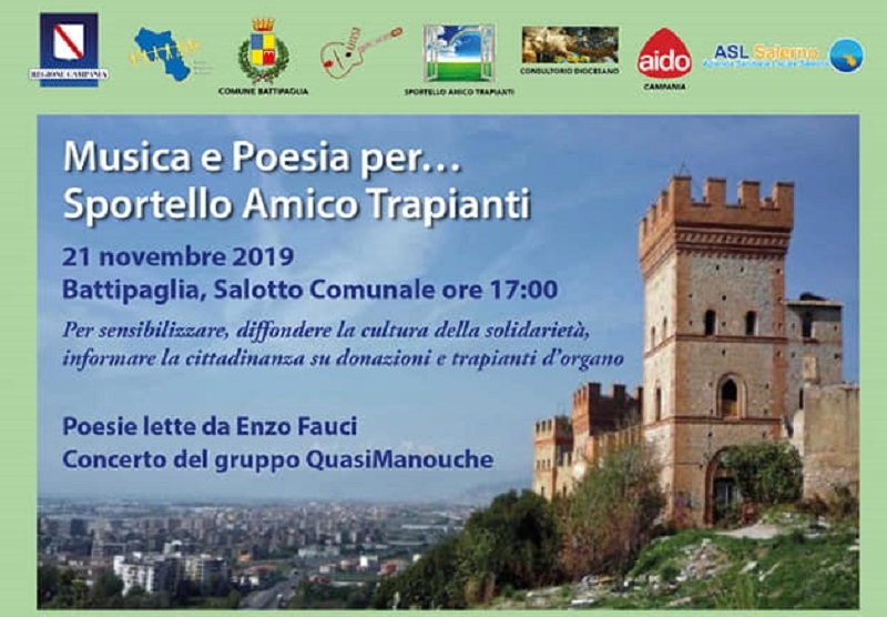 Battipaglia. Al Comune domani Iniziativa dell’Asl sulla donazione organi