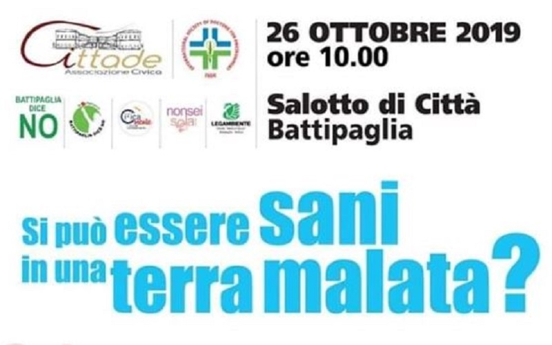 Battipaglia. Si può essere sani in una terra malata? Domani il convegno