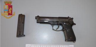 Salerno. La Polizia arresta Stellato Domenico, sorpreso con una pistola 9x21mm