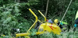 Caserta. Cade elicottero, un ferito ed una donna perde la vita