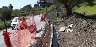 Provincia di Salerno. Movimenti franosi sulla SP17: proseguono i lavori di ripristino