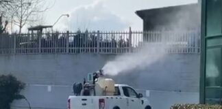 Battipaglia. Ore 23 e 30 sanificazione contro il Covid. La Protezione Civile consiglia di chiudere le finestre