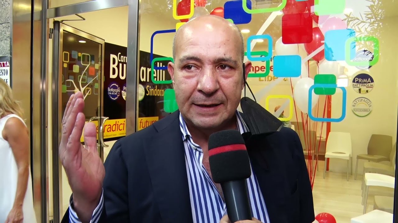 Battipaglia. Inaugurata la sede elettorale del candidato sindaco Bucciarelli: ambiente al primo punto (Video)