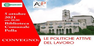 Polla. Acap e Confesercenti promuovono convegno sulle politiche attive del lavoro