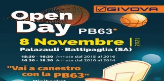 Battipaglia. GIVOVA Open Day” del Minibasket e del Basket Giovanile,domani al PalaZauli