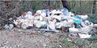 Acerno. Le guardie ambientali di Battipaglia scoprono una discarica abusiva tra le montagne discarica abusiva acerno