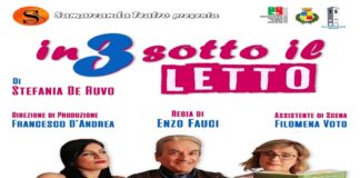 Battipaglia. Samarcanda, l’8 maggio in scena “In Tre Sotto il Letto”, con Fauci, Gloriante e Pesce
