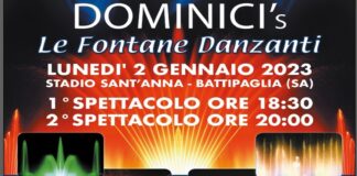 Battipaglia. Tutto pronto per Dominici’s “Le Fontane Danzanti”
