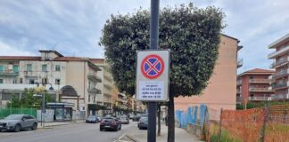 Battipaglia. Rifacimento segnaletica. 3,4 e 5 maggio divieto di fermata in Via P. Baratta e sulla SS 18