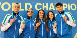 Battipaglia. Antonio Verdoliva, bronzo mondiale nella staffetta 4×50 m monopinna mista