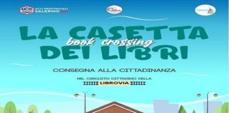 Battipaglia. Nuova installazione della Casetta del libro, stasera nei pressi del sacrato della chiesa di Santa Teresa Bambino del Gesù