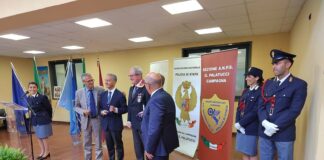 Battipaglia. Cerimonia di premazione dell’ANPS alla presenza del Prefetto, Questore e Sindaca