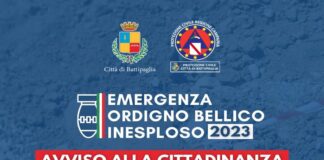 Battipaglia. Bonifica bomba, 1° ottobre sgombero per 3500 persone. Centri di accoglienza, questo il numero per prenotarsi: 335 1537223