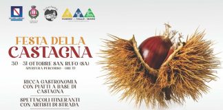 San Rufo (Sa). Tutto per la festa della castagna, il 30 e 31 ottobre iniziativa del Comune
