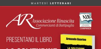 Battipaglia. “Martedì Letterari”, ospite Armando Guarino autore del romanzo “La Solitudine dei corpi”