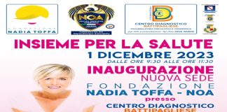 Battipaglia. “Insieme per la Salute”, venerdì convegno al Besta – Gloriosi e inaugurazione della Fondazione Nadia Toffa – Noa