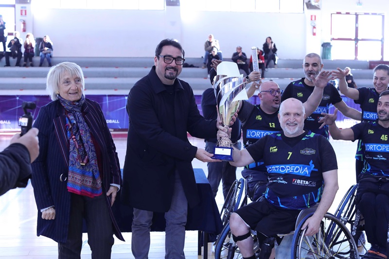Battipaglia. Handball in carrozzina. La Crazy Ghost Ortopedia Medical Tech è campione d'Italia