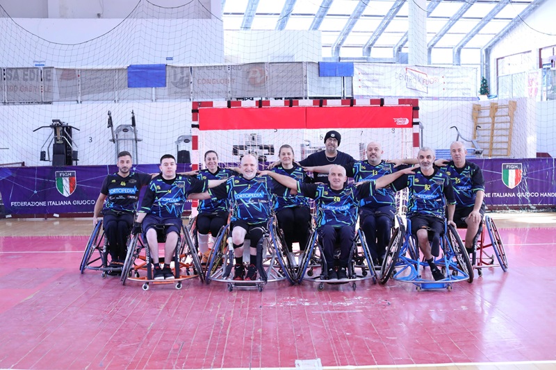Battipaglia. Handball in carrozzina. La Crazy Ghost Ortopedia Medical Tech è campione d'Italia