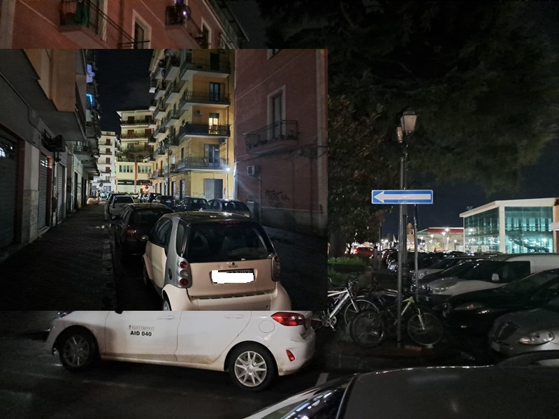 Battipaglia. Foto Notizia. Via Carso e Stazione Ferroviaria,ieri sera buio pesto. Protesta dei cittadini