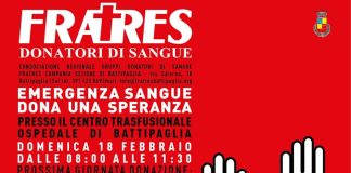 Battipaglia. Fratres invita alla donazione del sangue, domani al centro trasfusionale dell’ospedale