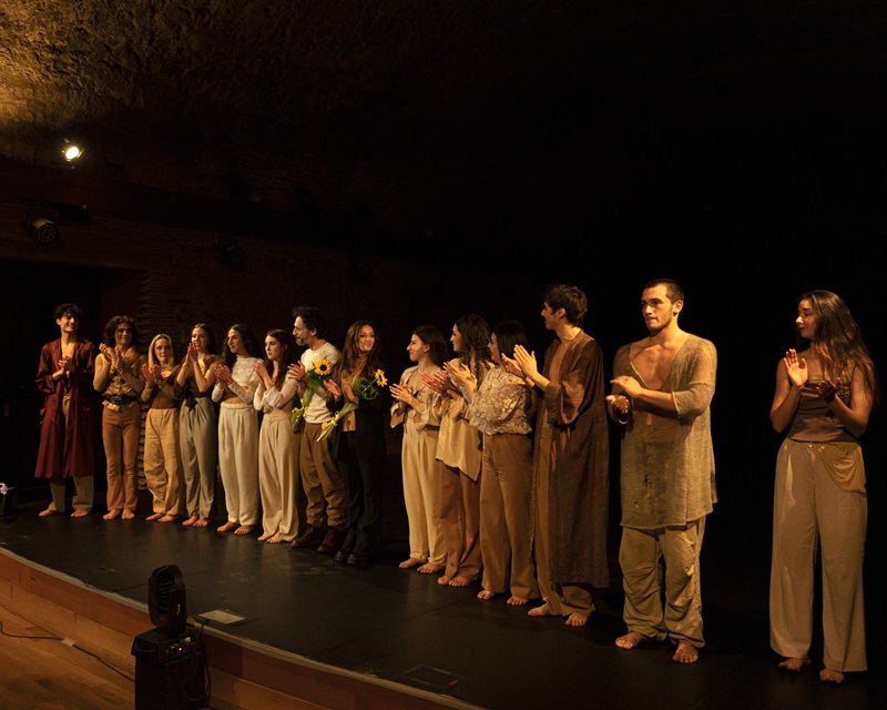Battipaglia. Andrea Veneri coreografo,danzatore ed insegnante incanta il teatro Ruskaja di Roma (vedi foto)