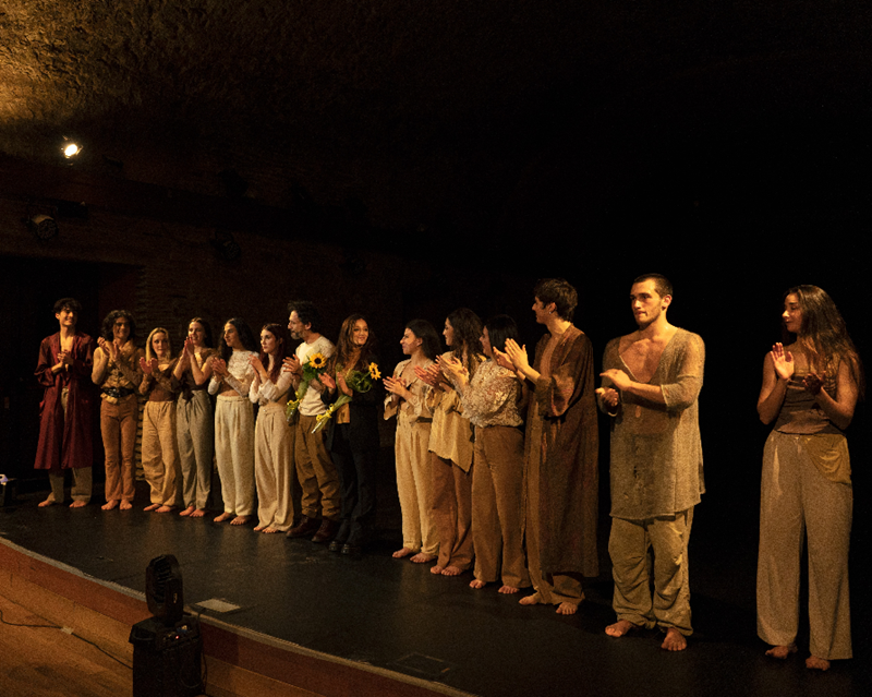 Battipaglia. Andrea Veneri coreografo,danzatore ed insegnante incanta il teatro Ruskaja di Roma (vedi foto)