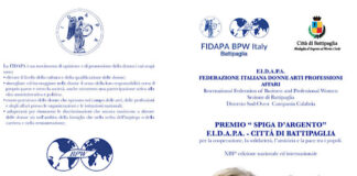 Battipaglia. Laura Marmorale premiata con la “Spiga d’Argento” alla XIII edizione del Premio Fidapa