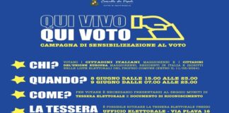 Battipaglia. “Qui vivo, qui voto”: campagna d’informazione sulle elezioni europee lanciata dalla Consulta dei popoli comunitari e non