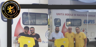 Baroncino Futsal maschile presente alla giornata di donazione del sangue Avis