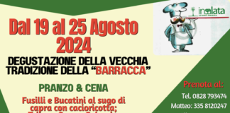 Oliveto Citra (Sa). Dal 19 al 25 agosto l’azienda Insalata organizza “La Barracca”, degustazione di piatti tipici
