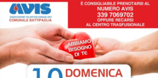 Battipaglia, AVIS: il 10 novembre appuntamento per donare il sangue